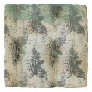 Modern Fleur De Lis Design Trivet