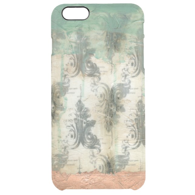 Modern Fleur De Lis Design Uncommon iPhone Case (Back)
