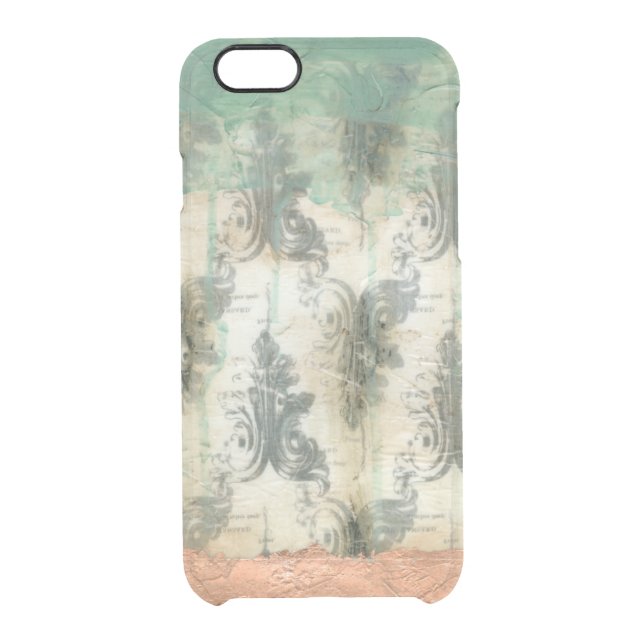 Modern Fleur De Lis Design Uncommon iPhone Case (Back)