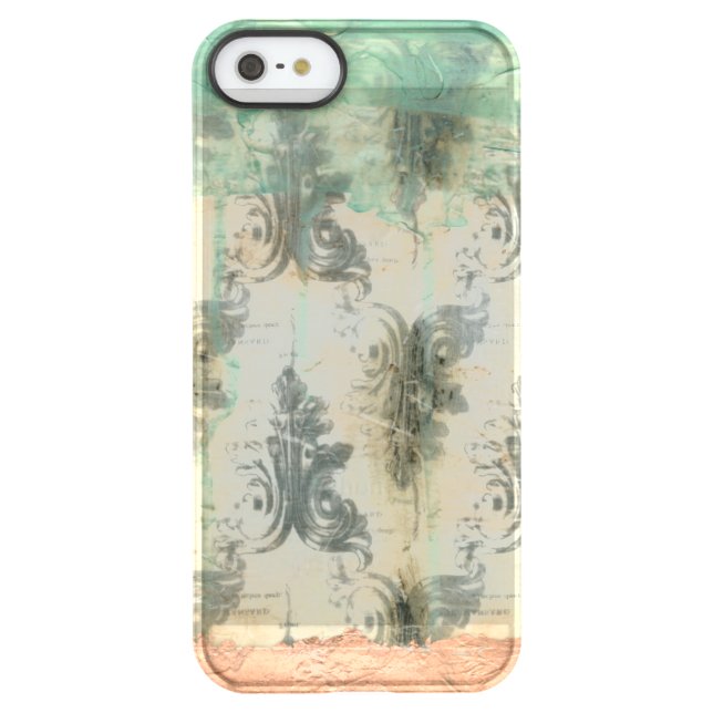 Modern Fleur De Lis Design Uncommon iPhone Case (Back)