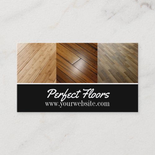 Modern Flooring Installation Hardwood Card