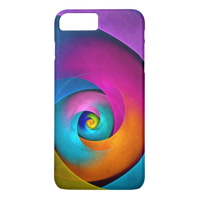 Modern Floral Abstract Art Pink Blue Pattern #17 Case-Mate iPhone Case (Back)