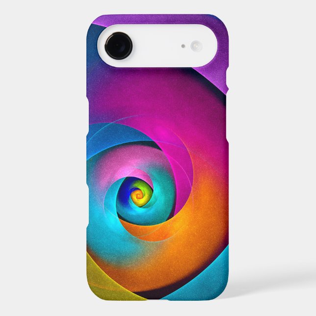 Modern Floral Abstract Art Pink Blue Pattern #17 Case-Mate iPhone Case (Back)