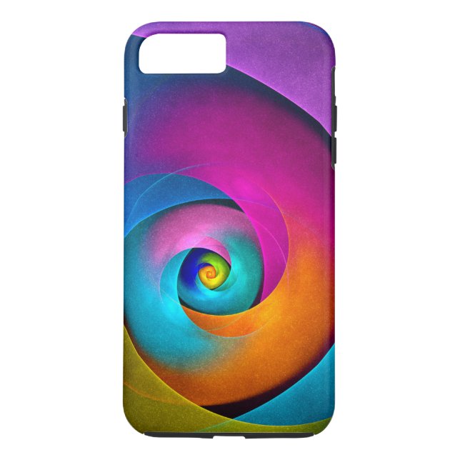 Modern Floral Abstract Art Pink Blue Pattern #17 Case-Mate iPhone Case (Back)