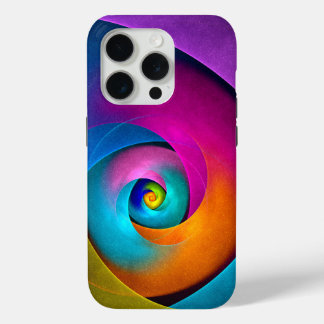 Modern Floral Abstract Art Pink Blue Pattern #17 iPhone 15 Pro Case