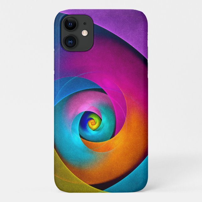 Modern Floral Abstract Art Pink Blue Pattern #17 Case-Mate iPhone Case (Back)