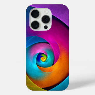 Modern Floral Abstract Art Pink Blue Pattern #17 iPhone 15 Pro Case