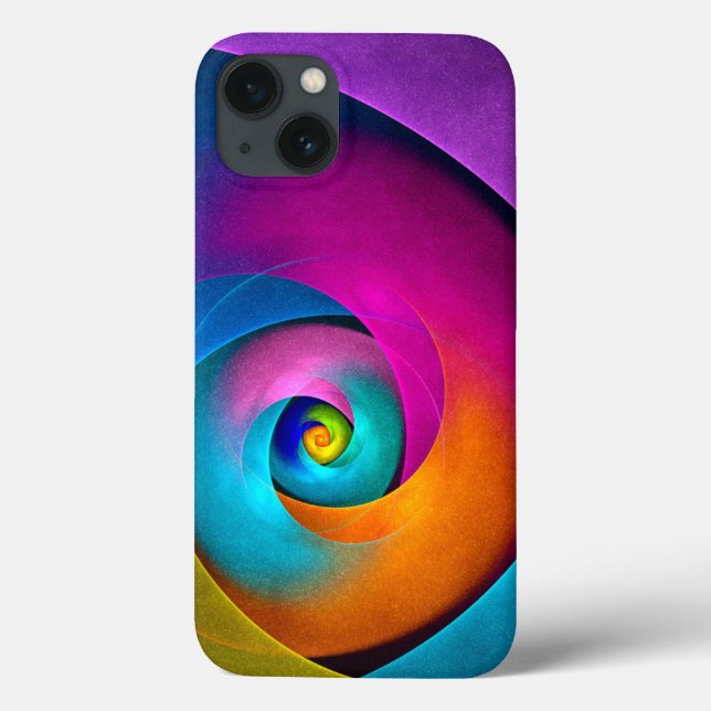 Modern Floral Abstract Art Pink Blue Pattern #17 Case-Mate iPhone Case (Back)
