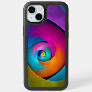 Modern Floral Abstract Art Pink Blue Pattern #17 iPhone 15 Plus Case