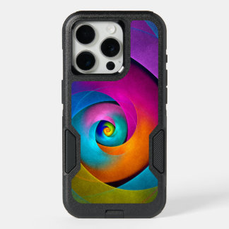 Modern Floral Abstract Art Pink Blue Pattern #17 iPhone 15 Pro Case