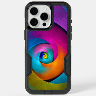 Modern Floral Abstract Art Pink Blue Pattern #17 iPhone 15 Pro Max Case