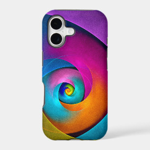 Modern Floral Abstract Art Pink Blue Pattern #17 iPhone 17 Case