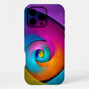 Modern Floral Abstract Art Pink Blue Pattern #17 iPhone 16 Pro Max Case