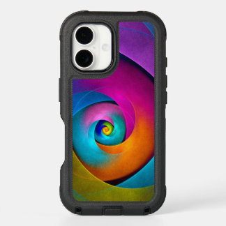 Modern Floral Abstract Art Pink Blue Pattern #17 iPhone 16 Case