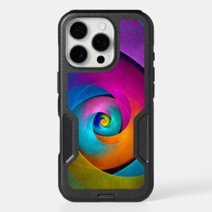 Modern Floral Abstract Art Pink Blue Pattern #17 iPhone 16 Pro Case