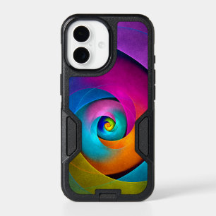 Modern Floral Abstract Art Pink Blue Pattern #17 iPhone 17 Case