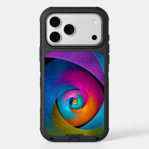 Modern Floral Abstract Art Pink Blue Pattern #17 iPhone 17 Pro Max Case