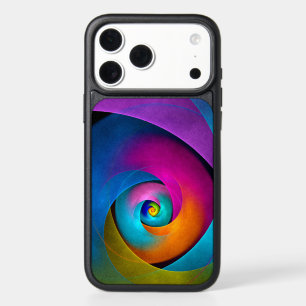 Modern Floral Abstract Art Pink Blue Pattern #17 iPhone 17 Pro Max Case