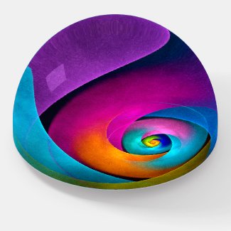 Modern Floral Abstract Art Pink Blue Pattern #17