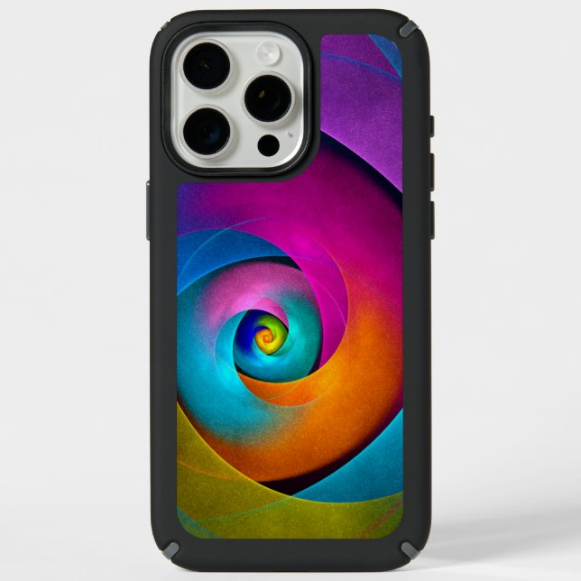 Modern Floral Abstract Art Pink Blue Pattern #17 Speck iPhone Case (Front)