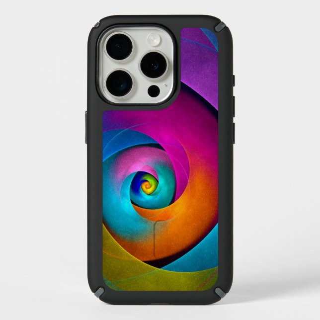 Modern Floral Abstract Art Pink Blue Pattern #17 Speck iPhone Case (Front)