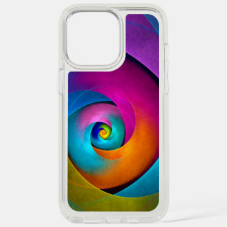 Modern Floral Abstract Art Pink Blue Pattern #17 iPhone 15 Pro Max Case