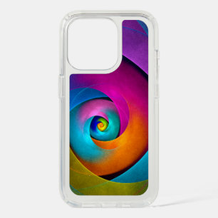 Modern Floral Abstract Art Pink Blue Pattern #17 iPhone 15 Pro Case