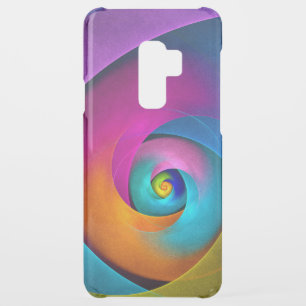 Modern Floral Abstract Art Pink Blue Pattern #17 Uncommon Samsung Galaxy S9 Plus Case