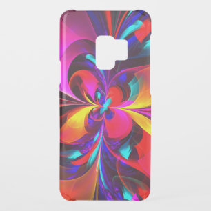 Modern Floral Abstract Art Red Blue Pattern #07 Uncommon Samsung Galaxy S9 Case