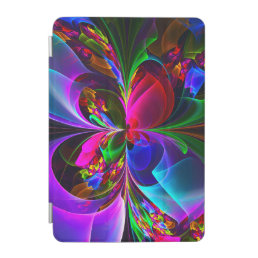Modern Floral Abstract Art Red Blue Pattern #12 iPad Mini Cover