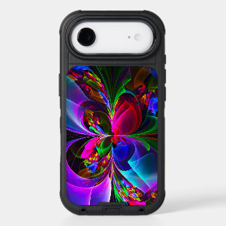 Modern Floral Abstract Art Red Blue Pattern #12 iPhone 17 Air Case