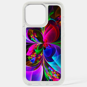 Modern Floral Abstract Art Red Blue Pattern #12 iPhone 15 Pro Max Case