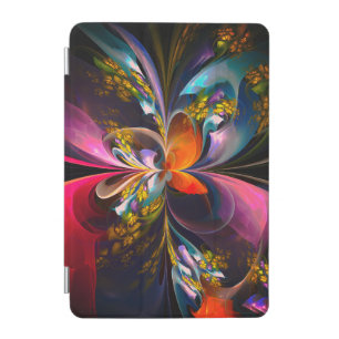 Modern Floral Abstract Art Red Blue Pattern #13 iPad Mini Cover