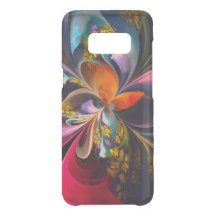 Modern Floral Abstract Art Red Blue Pattern #13 Uncommon Samsung Galaxy S8 Case