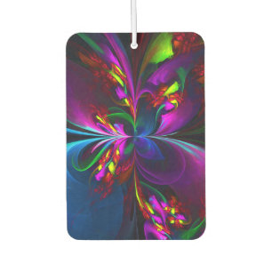 Modern Floral Abstract Art Red Blue Pattern #15 Air Freshener