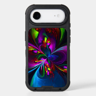 Modern Floral Abstract Art Red Blue Pattern #15 iPhone 17 Air Case