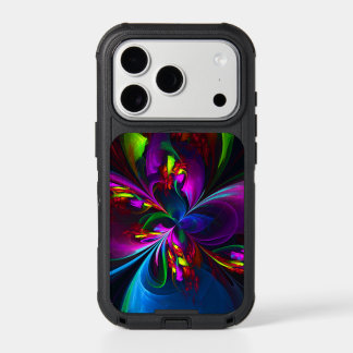 Modern Floral Abstract Art Red Blue Pattern #15 iPhone 17 Pro Case