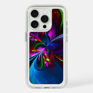 Modern Floral Abstract Art Red Blue Pattern #15 iPhone 15 Pro Case