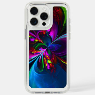 Modern Floral Abstract Art Red Blue Pattern #15 iPhone 15 Pro Max Case