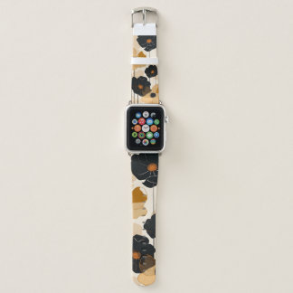Modern Floral Art Print Apple Watch Band