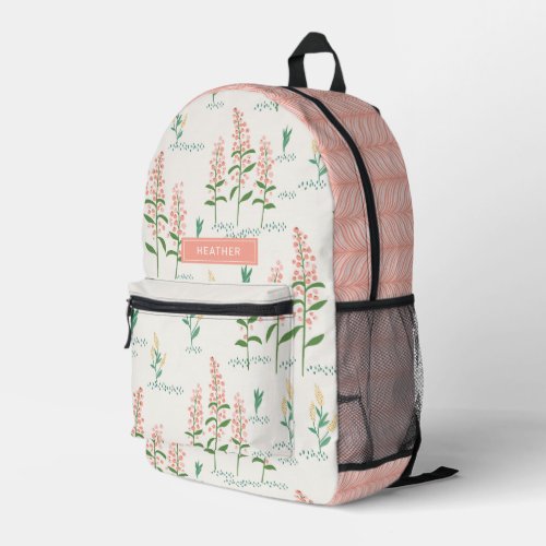 Modern Floral Backpack