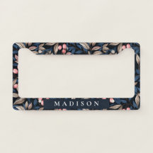 Modern Floral Berries Unisex Neutral Blue Pink