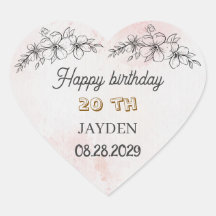 Modern Floral Birthday | Elegant Flower Design