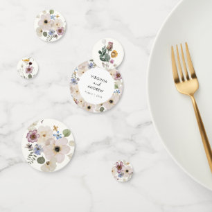 Modern Floral Botanical Confetti