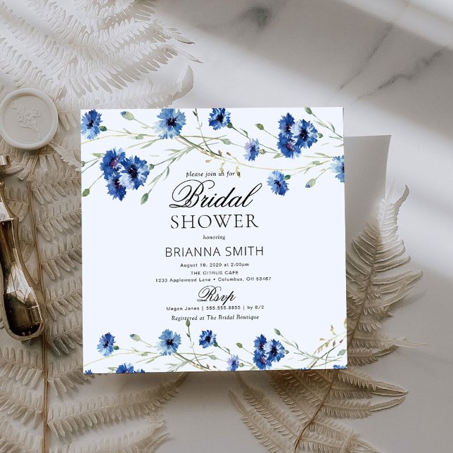 Modern Floral Bridal shower Invitation (Creator Uploaded)