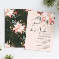 Modern Floral Christmas Jingle & Mingle Party