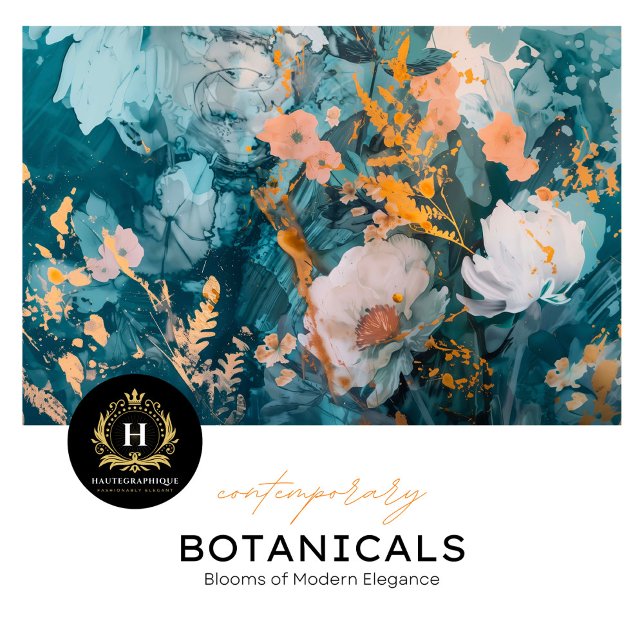 Modern Floral Decoupage Tissue Paper (Creator Uploaded)