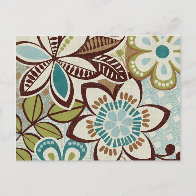 Modern Floral Designs Postcard (Front)