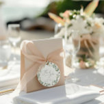 Modern Floral Dusty Green Eucalyptus Wedding Favor Tags<br><div class="desc">Design features a bouquet of watercolor greenery, eucalyptus, sage and anemones hand-drawn specially for the «Evergreen Garden» Wedding Invitation Collection. To change your names, wedding location and date, and other details, click «Personalize». View the collection link on this page to see all of the matching items in this beautiful design...</div>