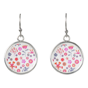 Modern Floral Earrings